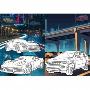 Детская раскраска со стикерами