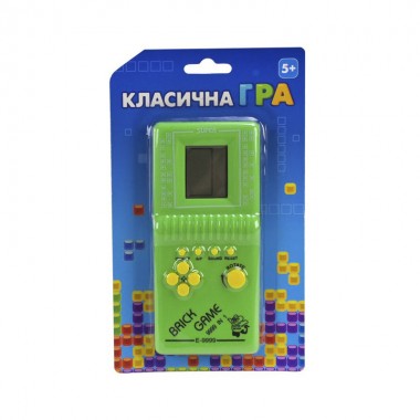 Детская интерактивная игрушка Классическая игра Тетрис 725-60(Green) зеленый Детская интерактивная игрушка Классическая игра Тетрис 725-60(Green) зеленый