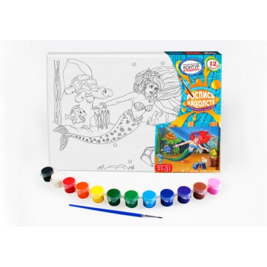 Набор креативного творчества Danko Toys Роспись на холсте 31*21см РХ-01