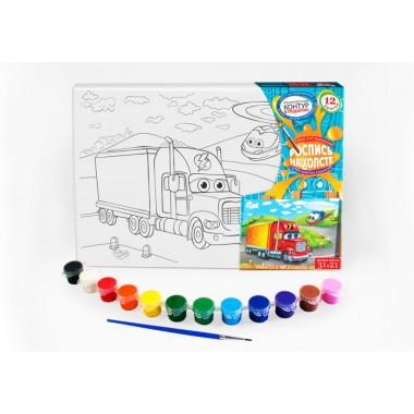 Набор креативного творчества Danko Toys Роспись на холсте 31*21см РХ-01