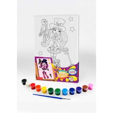 Набор креативного творчества Danko Toys Роспись на холсте 31*21см РХ-01