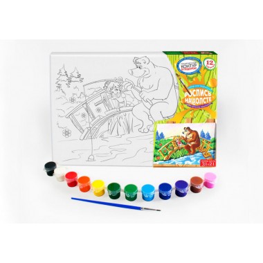 Набор креативного творчества Danko Toys Роспись на холсте 31*21см РХ-01