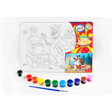 Набор креативного творчества Danko Toys Роспись на холсте 31*21см РХ-01