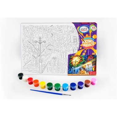 Набор креативного творчества Danko Toys Роспись на холсте 31*21см РХ-01