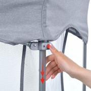 Дитячий манеж SWIFT 6 ME 1195 Gray 145х117х74 см