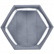 Дитячий манеж SWIFT 6 ME 1195 Gray 145х117х74 см