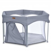 Дитячий манеж SWIFT 6 ME 1195 Gray 145х117х74 см