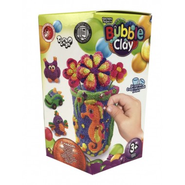 Набор креативного творчества Danko Toys  Bubble Clay Ваза BBC-V