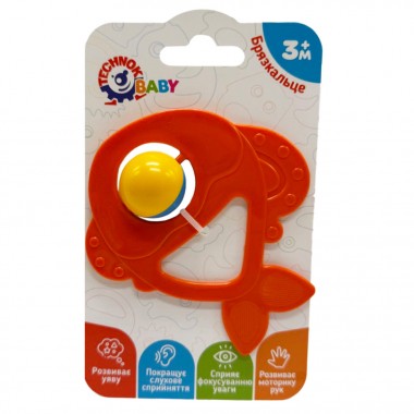 Детская погремушка Рыбка 9338TXK-3 красный Детская погремушка Рыбка 9338TXK-3 красный
