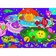 Огромная раскраска