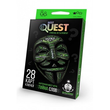 Детская карточная квест-игра "BEST QUEST" BQ-01 рус