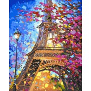 Картина по номерам Brushme Парижский пейзаж GX9886