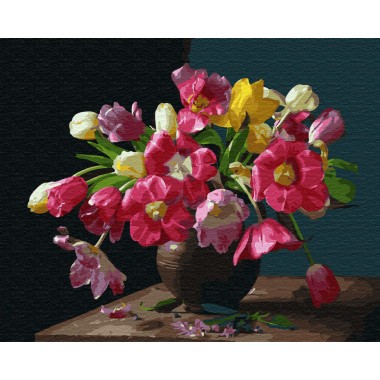 Картина по номерам Brushme Красочные цветы GX25929