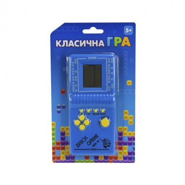 Детская интерактивная игрушка Классическая игра Тетрис 725-60(Blue) голубой Детская интерактивная игрушка Классическая игра Тетрис 725-60(Blue) голубой