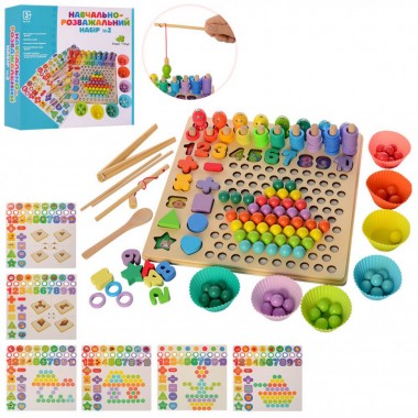 Дерев'яна іграшка Мозаїка MD 2514 Дерев'яна іграшка Мозаїка MD 2514