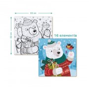 Дитячі пазли 2 в 1 Різдвяний ведмедик DoDo 300355