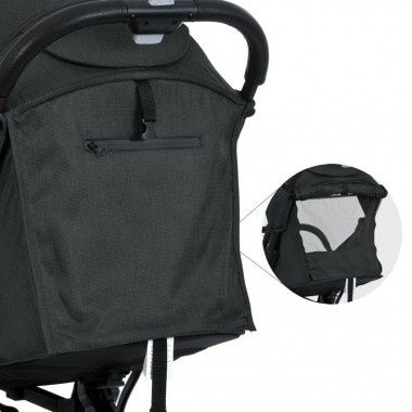 Дитяча прогулянкова коляска FLASH M 5727-1 Almost Black