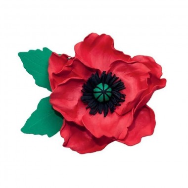 Набір для творчості "Заколка-брошка Мак" F-002 прикраси з фоамірану Набір для творчості "Заколка-брошка Мак" F-002 прикраси з фоамірану