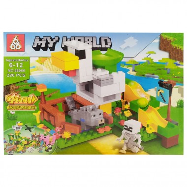 Конструктор MINECRAFT 66080, 220 деталей