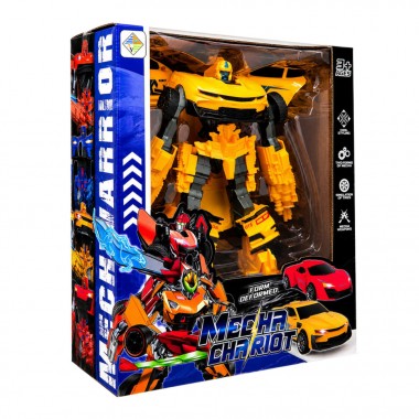 Детская игрушка Трансформер HY-3344(Yellow) робот 18 см+машина Детская игрушка Трансформер HY-3344(Yellow) робот 18 см+машина