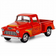 Машинка металева інерційна Пікап Chevy Stepside (1955) Kinsmart KT5330FW 1:32  Червоний