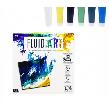 Набор креативного творчества "Fluid ART" FA-01-01-2-3-4-5 ( FA-01-02)