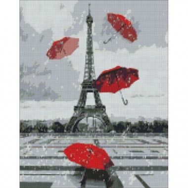 Алмазная мозаика Любимый Париж Идейка AMO7219 40х50 см