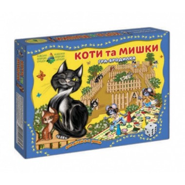 Игра-бродилка Коты и Мишки 82432 коробка