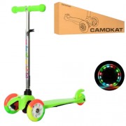 Дитячий самокат iTrike BB 3-013-4-A-GR MINI колеса, що світяться