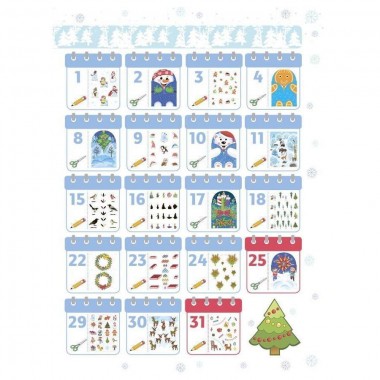 Адвент с поделками и заданиями Адвент с поделками и заданиями