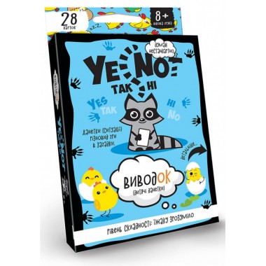 Карточная игра Yenot Danko Toys ДаНетки укр. YEN-01-01U