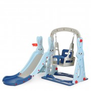 Дитяча гірка-гойдалка WM19072-4 кільце баскетбольне