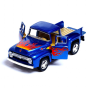 Машинка металева інерційна Pickup FORD F-100 (1956) Kinsmart KT5385FW 1:38  Синій