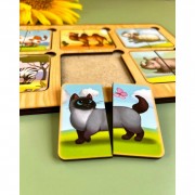 Деревянный пазл-сортер