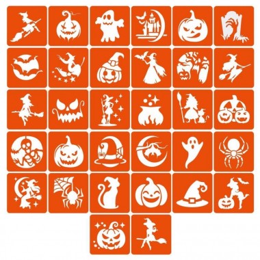 Набор трафаретов для био-тату Набор трафаретов для био-тату