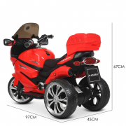 Дитячий електромобіль Мотоцикл Bambi Racer M 4204EBLR-3 до 50 кг
