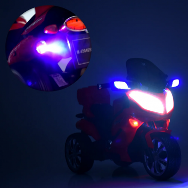 Детский электромобиль Мотоцикл Bambi Racer M 4204EBLR-3 до 50 кг