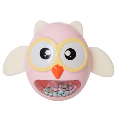 Игрушка-неваляшка G-A027 сова 11,5см (Розовый)