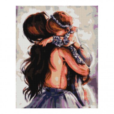 Алмазна мозаїка "Материнська любов" Brushme DBS1063 40х50 см