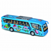 Машинка металева інерційна Автобус DESSERT Kinsmart KS7103W 1:65  Синій