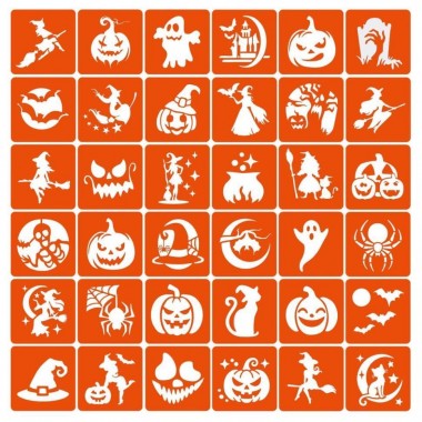 Набор трафаретов для био-тату 