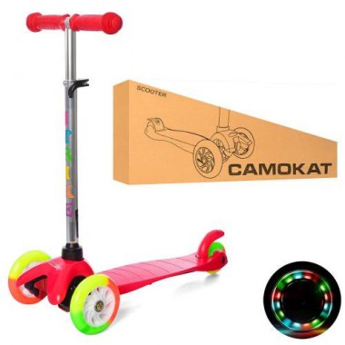 Дитячий самокат iTrike BB 3-013-4-AR MINI колеса, що світяться