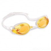 Дитячі окуляри для плавання Intex 55684, розмір L, (8+), обхват голови ≈ 54 см Помаранчевий