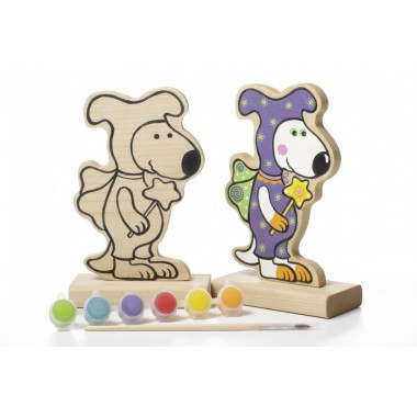 Игра-раскраска Cubika Собачка Волшебник с красками 13838