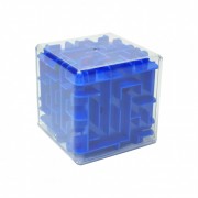 Головоломка 3D-лабиринт F-1 куб (Синий)