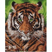 Картина по номерам Идейка Непобедимый тигр KHO4143
