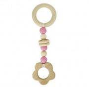 Гризунок дерев'яний MGZ-0410(Pink) Квітка