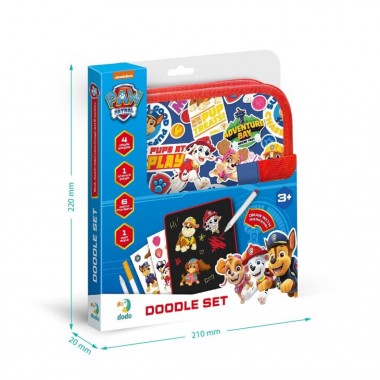 Детский набор для рисования Paw Patrol 200518, 6 цветных маркеров Детский набор для рисования Paw Patrol 200518, 6 цветных маркеров