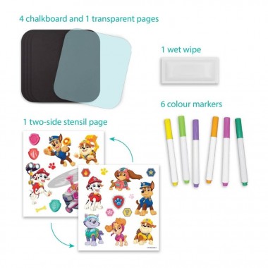Детский набор для рисования Paw Patrol 200518, 6 цветных маркеров Детский набор для рисования Paw Patrol 200518, 6 цветных маркеров