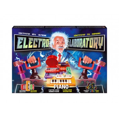 Електронний конструктор "Electro Laboratory. Radio+Piano" Danko Toys ELab-01-03 Електронний конструктор "Electro Laboratory. Radio+Piano" Danko Toys ELab-01-03